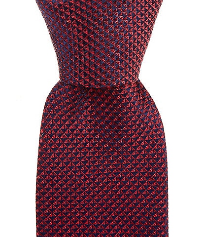 Roundtree & Yorke Solid Textured 2 3/4#double; Woven Tie