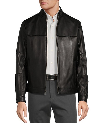 Dillards mens leather coats hotsell