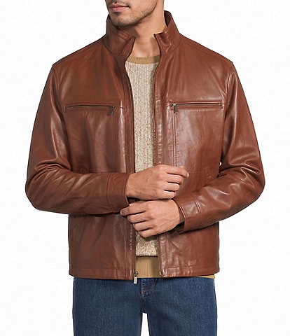 Roundtree & Yorke The 1988 Foundry Leather Motorcycle Jacket
