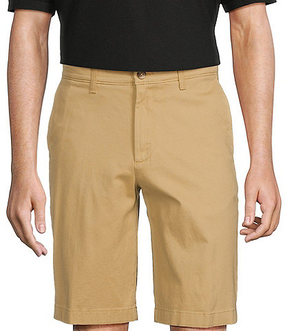 Roundtree & Yorke The Cloud Short Collection 11" Flat Front Washed Chino Shorts