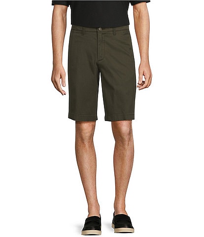 Roundtree & Yorke The Cloud Short Collection 11" Flat Front Washed Chino Shorts