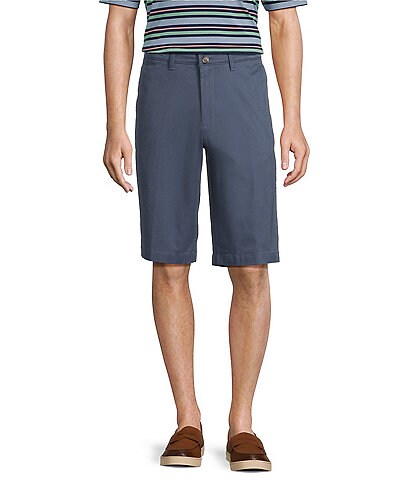 Roundtree & Yorke The Cloud Short Washed Classic Fit Flat Front 13#double; Inseam Chino Shorts