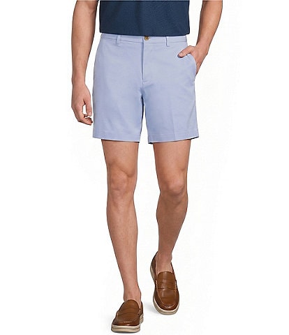 Roundtree & Yorke The Fairway Seasonal 7#double; Flat Front Performance Shorts
