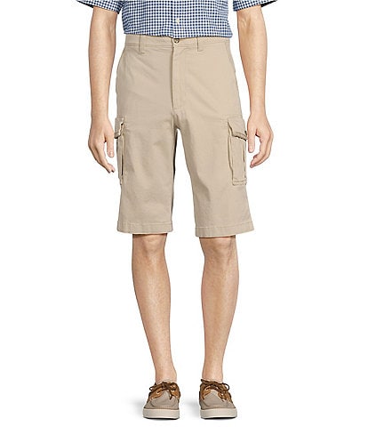 Roundtree & Yorke The R&R Classic Fit 13" Washed Twill Cargo Shorts