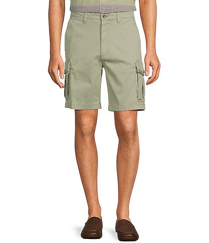 Roundtree & Yorke The R&R Classic Fit 9" Washed Twill Cargo Shorts