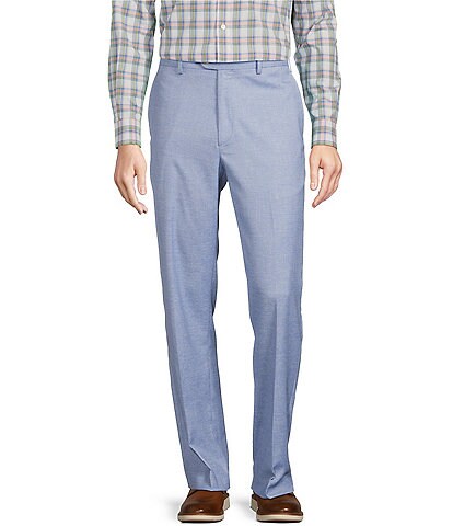 Roundtree & Yorke TravelSmart Ultimate Comfort Classic Fit Flat Front Pants
