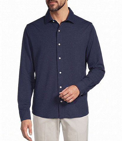Roundtree & Yorke Travel Smart Solid Coat Front Shirt