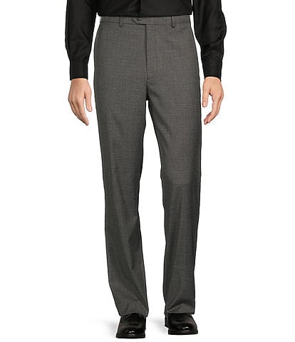 Roundtree & Yorke travelSMART Classic Fit Solid Texture Dress Pants