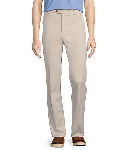 Roundtree & Yorke TravelSmart Ultimate Performance Slim Fit Flat Front Non-Iron Chino Pants