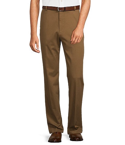 Roundtree & Yorke TravelSmart CoreComfort Big & Tall Non-Iron Flat-Front Classic Fit Chino Pants