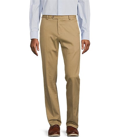 Roundtree & Yorke TravelSmart Ultimate Performance Straight Fit Flat Front Non-Iron Chino Pants