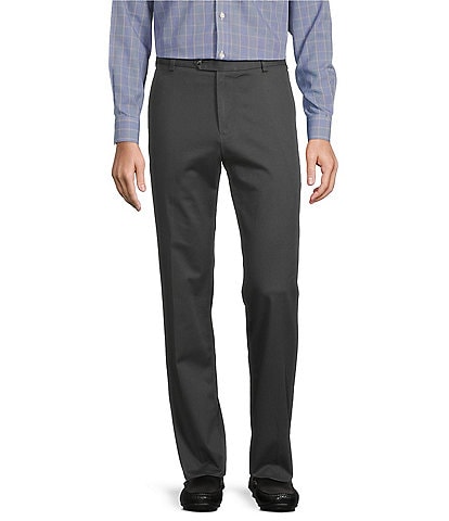 Roundtree & Yorke TravelSmart Ultimate Performance Classic Straight Fit Flat Front Non-Iron Chino Pants