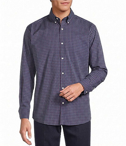 Roundtree & Yorke TravelSmart Easy Care Mini Check Sport Shirt