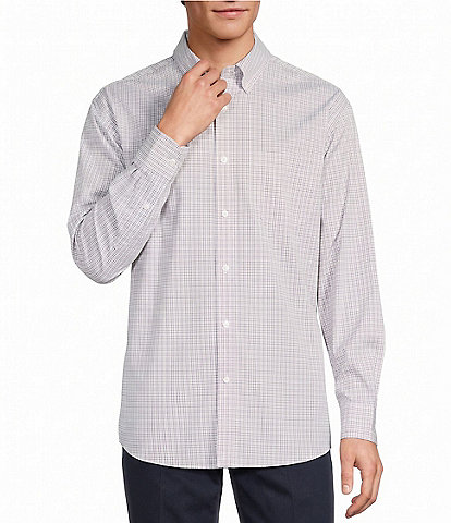 Roundtree & Yorke TravelSmart Easy Care Mini Check Sport Shirt