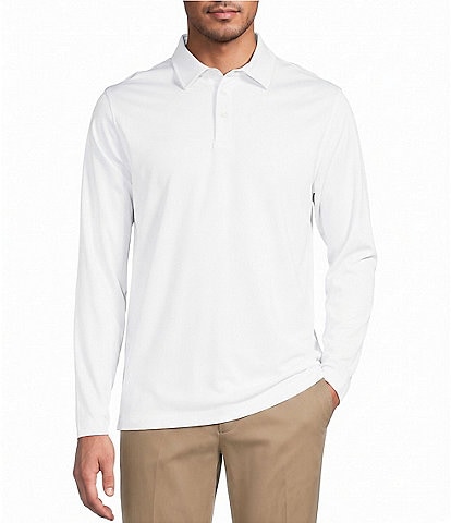 Roundtree & Yorke TravelSmart Long Sleeve Solid Polo