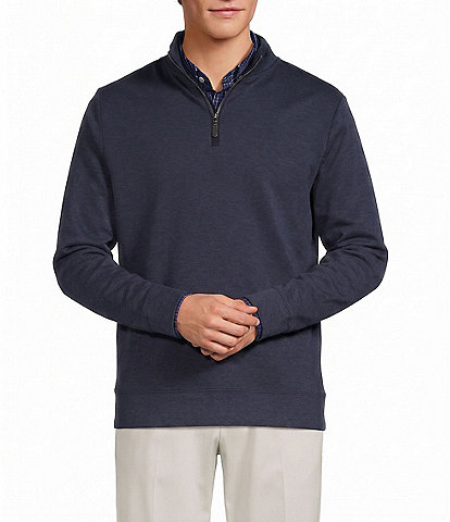 Roundtree & Yorke TravelSmart Solid Quarter-Zip Pullover