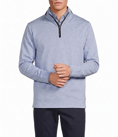 Roundtree & Yorke TravelSmart Solid Quarter-Zip Pullover