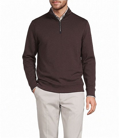 Roundtree & Yorke TravelSmart Solid Quarter-Zip Pullover