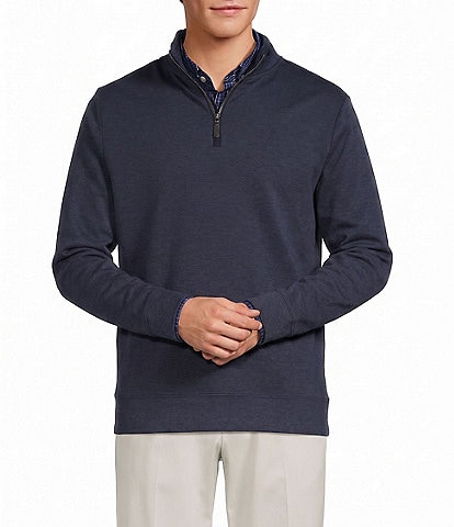 Roundtree & Yorke TravelSmart Solid Quarter-Zip Pullover