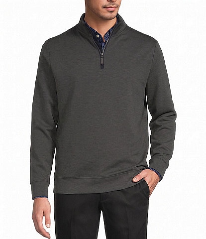 Roundtree & Yorke TravelSmart Solid Quarter-Zip Pullover