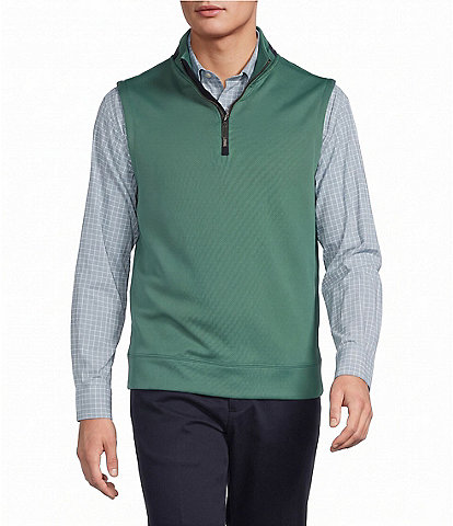 Roundtree & Yorke TravelSmart Solid Quarter Zip Vest