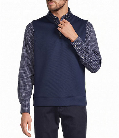 Roundtree & Yorke TravelSmart Solid Quarter Zip Vest