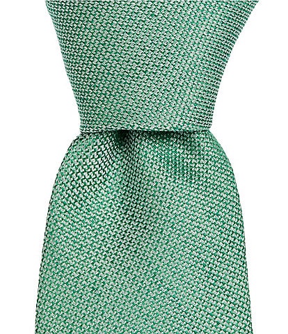 Roundtree & Yorke Xander Solid 3/8#double; Silk-Blend Tie