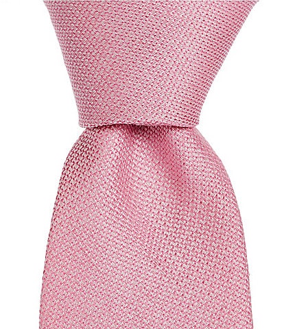 Roundtree & Yorke Xander Solid 3/8#double; Silk-Blend Tie