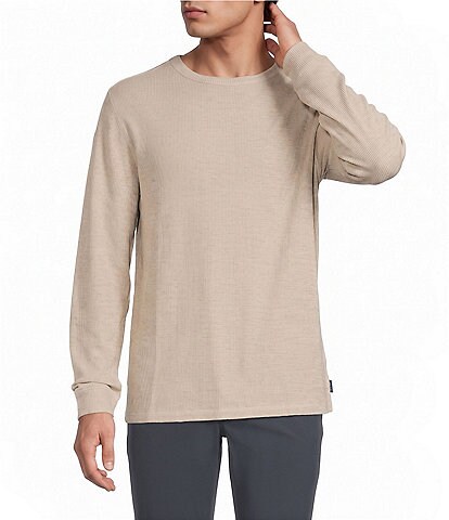 Rowm Big & Tall Solid Ribbed T-Shirt