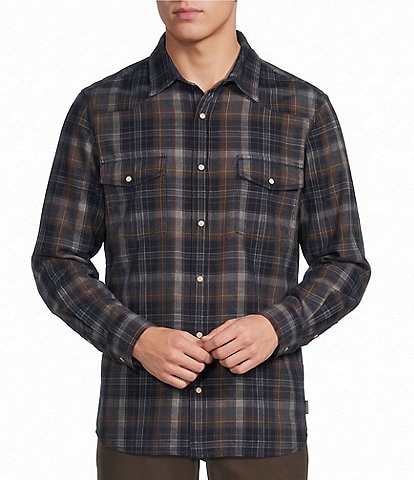 Rowm Stockyards Collection Buffalo Plaid Corduroy Shirt