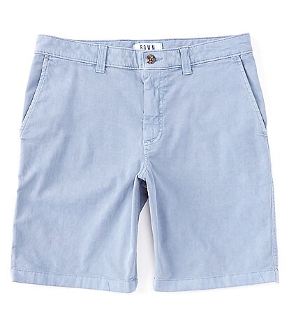Rowm Enzyme Washed Solid Twill 9#double; Shorts