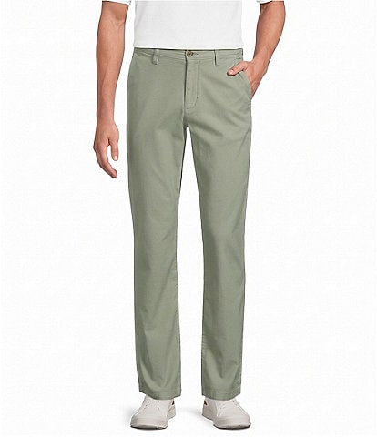 Rowm Flat Front Garment Dyed Pants