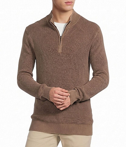 Rowm Long Sleeve Quarter zip Sweater