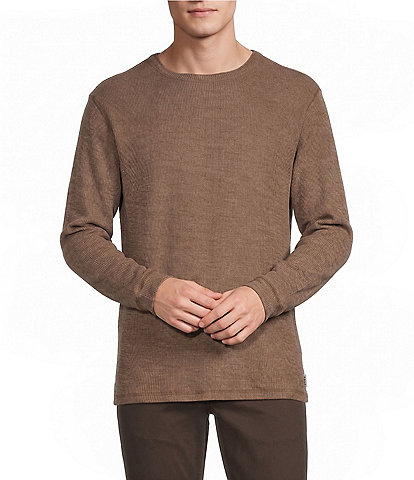 Rowm Long Sleeve Solid Ribbed T-Shirt