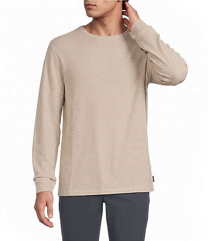 Rowm Long Sleeve Solid Ribbed T-Shirt