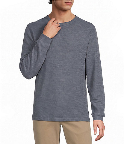 Rowm Long Sleeve Solid Ribbed T-Shirt
