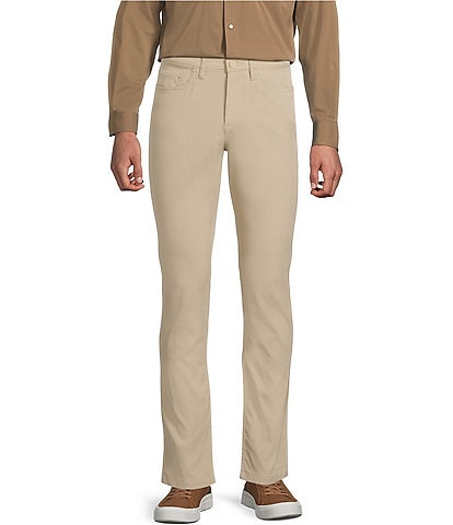 Rowm Rec + Relax Performance Flat Front Solid 5-Pocket Pants