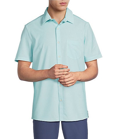 Rowm Rec + Relax Short Sleeve Performance Solid Shirt