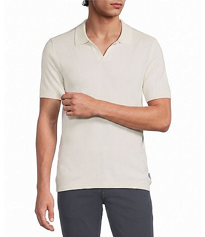 Rowm Short Sleeve Textured Solid Snit Shirt