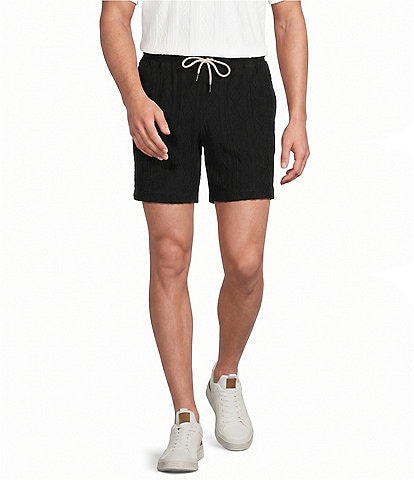 Rowm Solid Terry 7#double; Inseam Shorts
