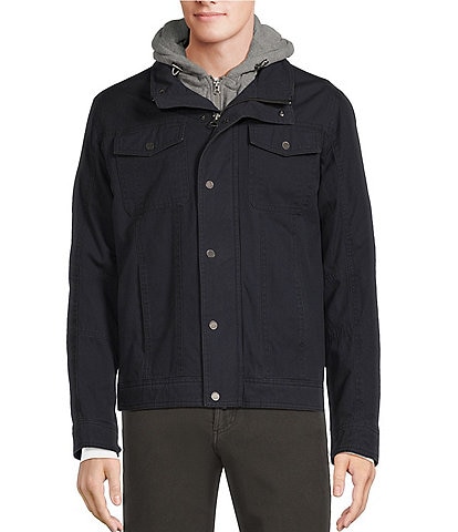 Rowm Washed Cotton Hooded Hipster Jacket