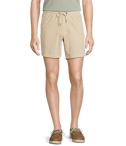 Rowm's Outsider's Oasis Solid Drawstring Corduroy Dyed Solid 7" Inseam Shorts