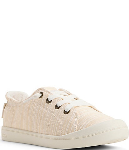 Roxy Bayshore Plus II Fabric Laced Slip On Sneakers