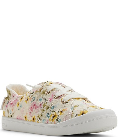 Roxy Bayshore Plus II Floral Print Laced Slip On Sneakers