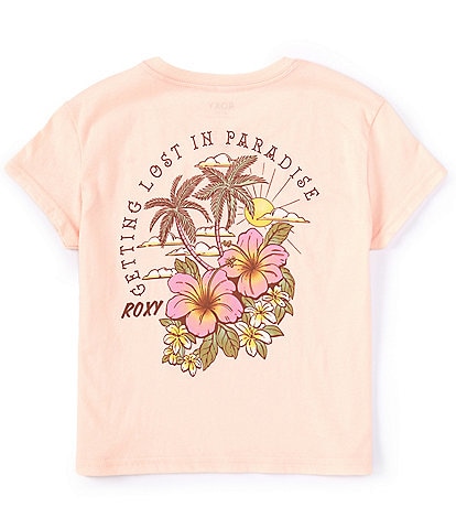 Roxy Big Girls 7-16 Hibiscus Paradise Short Sleeve T-Shirt