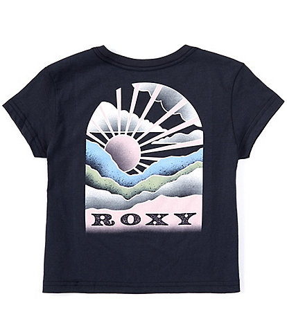 Roxy Big Girls 7-16 Short Sleeve Get Lost Moment Boyfriend Crew T-Shirt