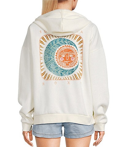 Roxy Evening Lineup Long Sleeve Fleece Hoodie