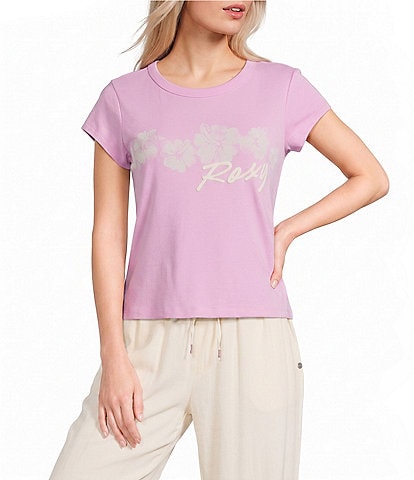 Roxy Floating Hibiscus Short Sleeve Baby T-Shirt