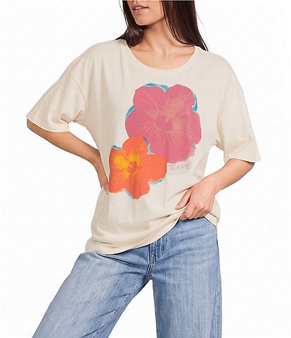 Roxy Flower Glow Short Sleeve T-Shirt