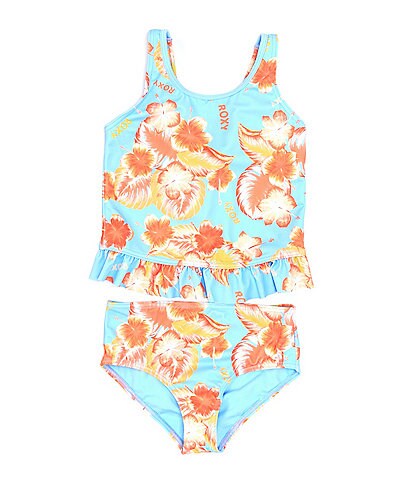 Roxy Little Girls 2T-7 Magic Spirit Floral-Printed Two-Piece Swimsuit